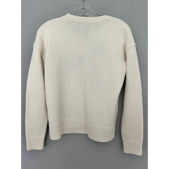 Madewell Making Faces Intarsia Knit Sweater Merino Wool Small - Picture 6 of 9